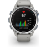 Часы GARMIN DESCENT MK3 – 43 MM STAINLESS STEEL WITH FOG GRAY SILICONE BAND 11605